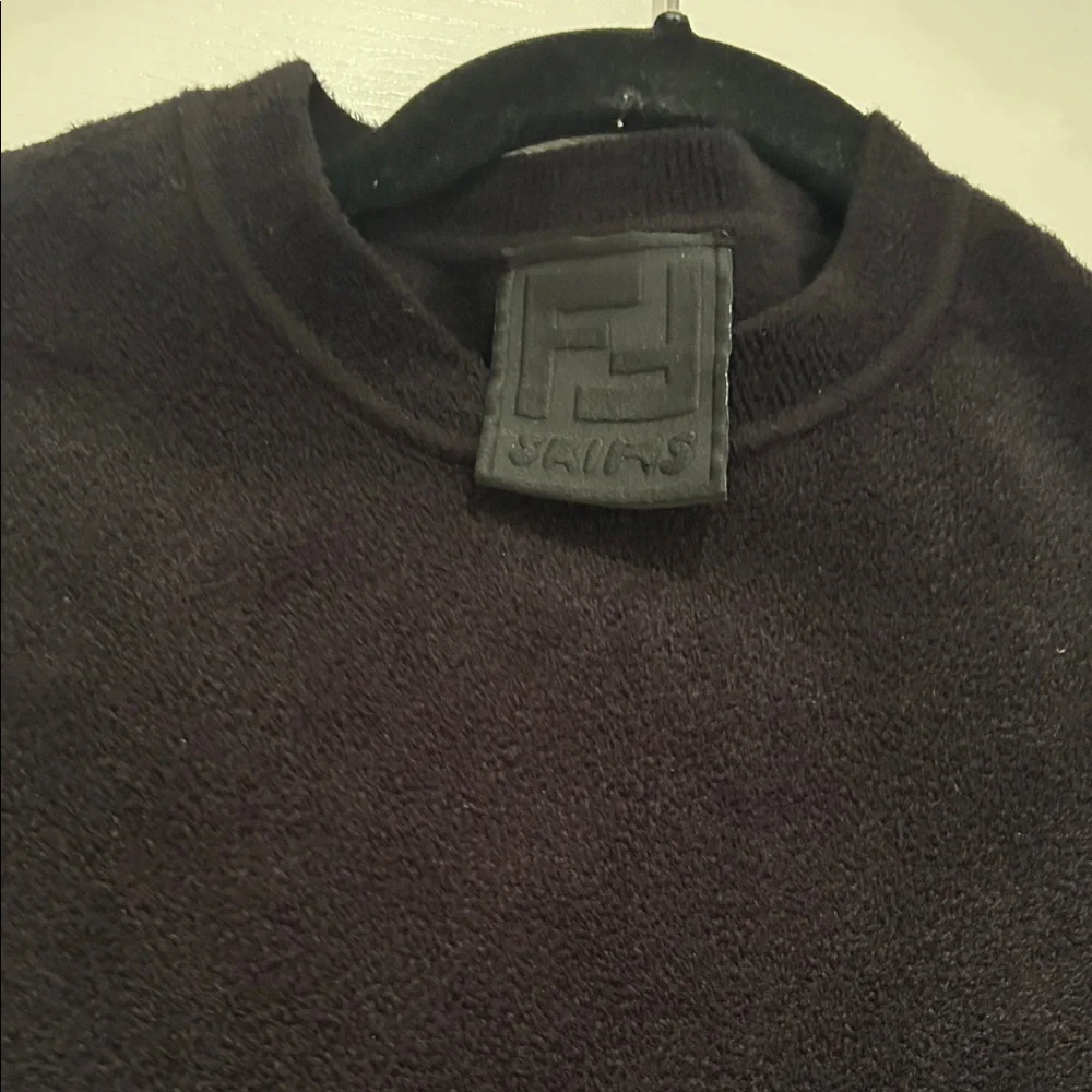 Fendi x Skims Black Velvet Dress - Picture 6 of 16